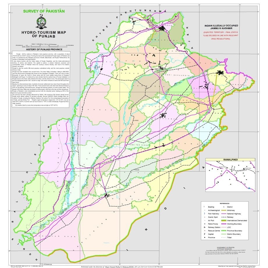 Hydro-Tourism Map